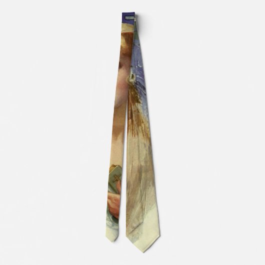  bride die een bijbel, religieuze bruiloft houdt stropdas (Achterkant)