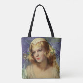 bride die een bijbel, religieuze bruiloft houdt tote bag (Achterkant)