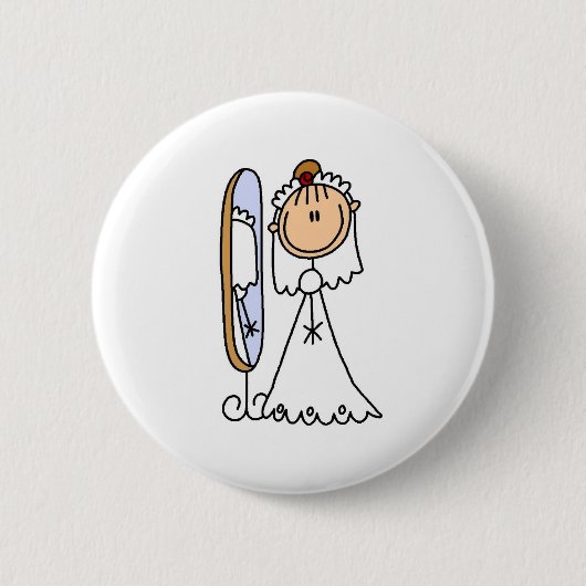 Bride die klaar voor de Button van de Weddenschap  (Voorkant)