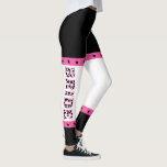 Bride Disco Cowgirl Bachelorette party Leggings<br><div class="desc">Zorg ervoor dat iedereen weet wie de bruid is op je disco cowgirl met deze leggings,  het feest van de bachelorette. Ze hebben een roze,  zwarte en witte kleurenpatroon met het woord BRIDE dat in de leuke zwarte en witte koeienhuid gepatterde letters op beide benen staat.</div>