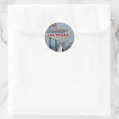 Bride Dragging Groom Las Vegas Sign Sticker (Tas)