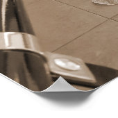 Bride en Antiek auto's Poster (Hoek)