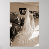 Bride en Antiek auto's Poster (Voorkant)