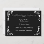 Bride en Bride Lesbian Elegant Wedding Invitation Kaart (Achterkant)