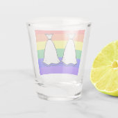 Bride en bride shot glas (Achterkant)