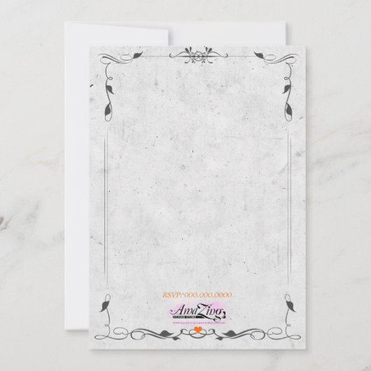 Bride en Bride - Two Brides Wedding - Lesbian Kaart (Achterkant)