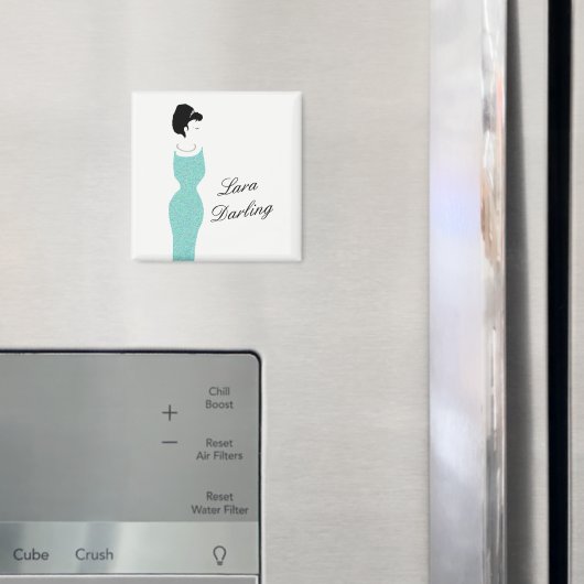 BRIDE en Bridesmaid Darling Tiara Party personalis Magneet (Insitu (Koelkast))