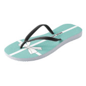 BRIDE en Bridesmaid Persoonlijke Shower Tiara Part Teenslippers (Schuin)