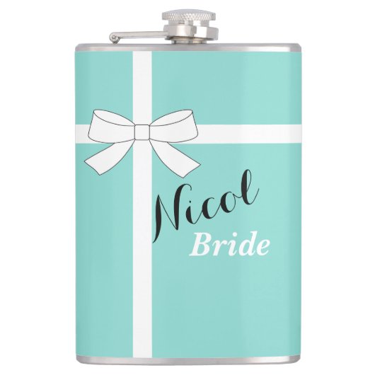 BRIDE en Bridesmaids Bride tot Bridal Partij Heupfles (Voorkant)