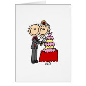 Bride en bruidegom van de huwelijkskaart (Voorkant)