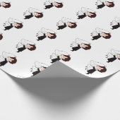 Bride en bruin cadeaupapier (Hoek)