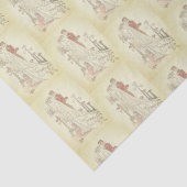  bride- en bruinbruidontwerpen tissuepapier (Detail)