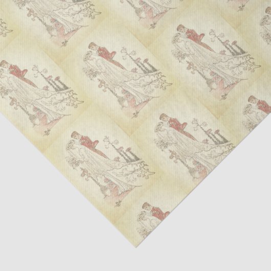  bride- en bruinbruidontwerpen tissuepapier (Detail)