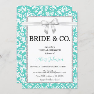 Bride en Co Bridal Shower Kaart