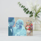 bride en gomFloral Briefkaart (Staand voorkant)