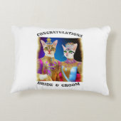 BRIDE EN GROOM ACCENT KUSSEN (Achterkant)