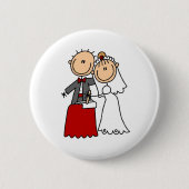 Bride en Groom Button (Voorkant)