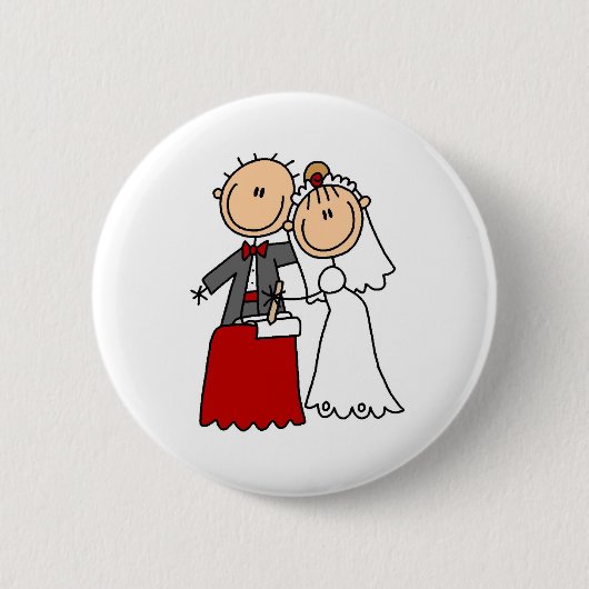 Bride en Groom Button (Voorkant)