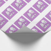 Bride en Groom Cadeaupapier (Hoek)