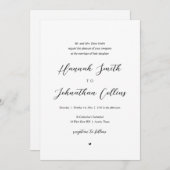 Bride en Groom Church Wedding, Bride Parents Kaart (Voorkant / Achterkant)