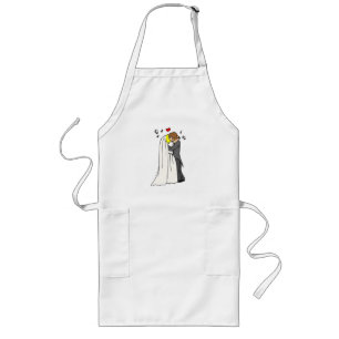 Bride en Groom Dance Lang Schort