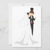 Bride en Groom Dancing Kaart (Voorkant)