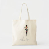 Bride en Groom Dancing Tote Bag (Voorkant)