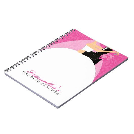 Bride en Groom de Planner van de Douane van de Wed Notitieboek (Linkerzijde)