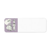 Bride en Groom Etiket (Voorkant)