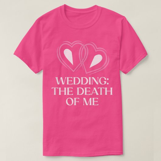 Bride en Groom Funny T-shirt (Design voorkant)
