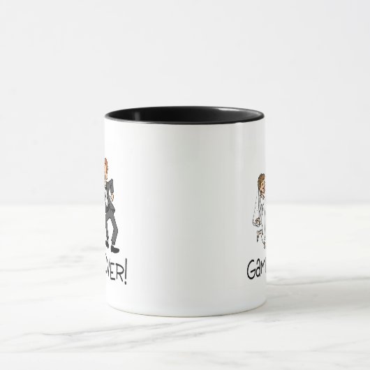 Bride en Groom Game Over Mok (Midden)