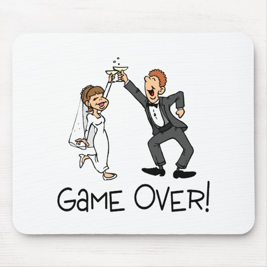Bride en Groom Game Over Muismat (Voorkant)