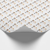 Bride- en Groom Gift Wrap Cadeaupapier (Hoek)