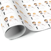 Bride- en Groom Gift Wrap Cadeaupapier (Rol Hoek)