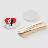 Bride en Groom Handwaaier (Niet-gemonteerd)