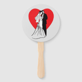 Bride en Groom Handwaaier