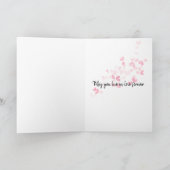 Bride en Groom Happiness Kaart (Binnen)