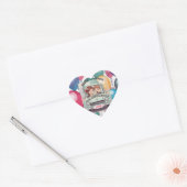 BRIDE EN GROOM HART STICKER (Envelop)