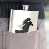 BRIDE EN GROOM HEUPFLES (Voorbeeld)