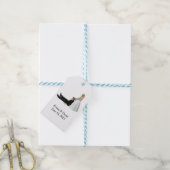 Bride en Groom Humor Cadeaulabel (Met Touw)