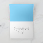 Bride en Groom in de auto Kaart (Binnen)