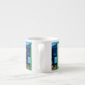 Bride en Groom in Frankrijk Espresso cup Kop (Achterkant)