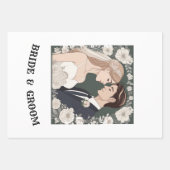 BRIDE EN GROOM INPAKPAPIER VEL (Voorkant 3)