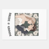 BRIDE EN GROOM INPAKPAPIER VEL (Voorkant 2)