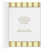 Bride en Groom (ivoor) Wedding Cards (Binnen (Rechts))