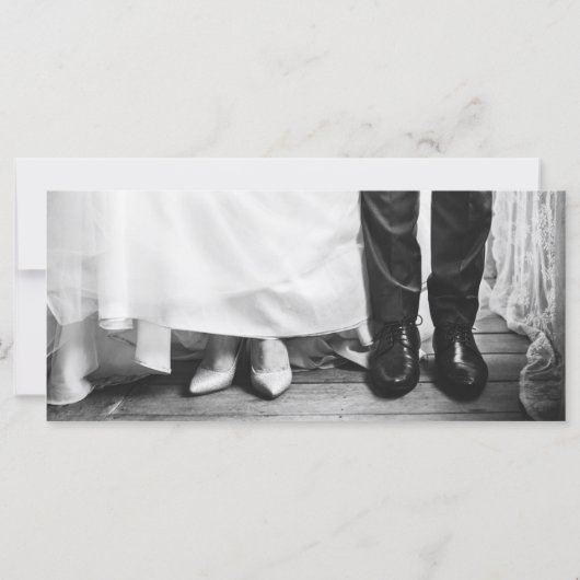 Bride en Groom Jack en Jill Party Ticket (Achterkant)