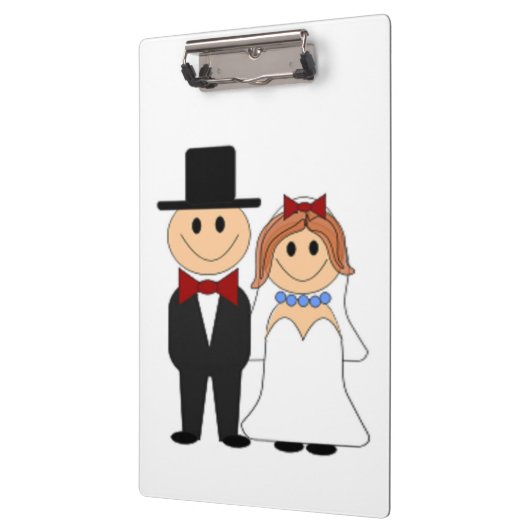 BRIDE EN GROOM KLEMBORD (Links)