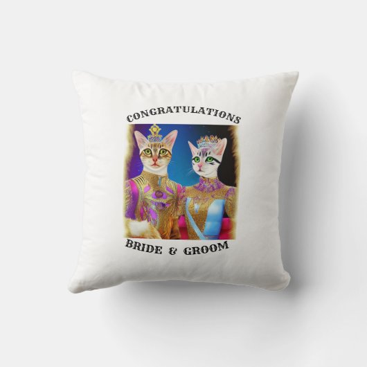 BRIDE EN GROOM KUSSEN (Achterkant)