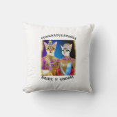 BRIDE EN GROOM KUSSEN (Voorkant)