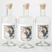 BRIDE EN GROOM LIKEURFLES ETIKET (Flessen)